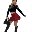 gonna con balza ampia e arricciata twinkle